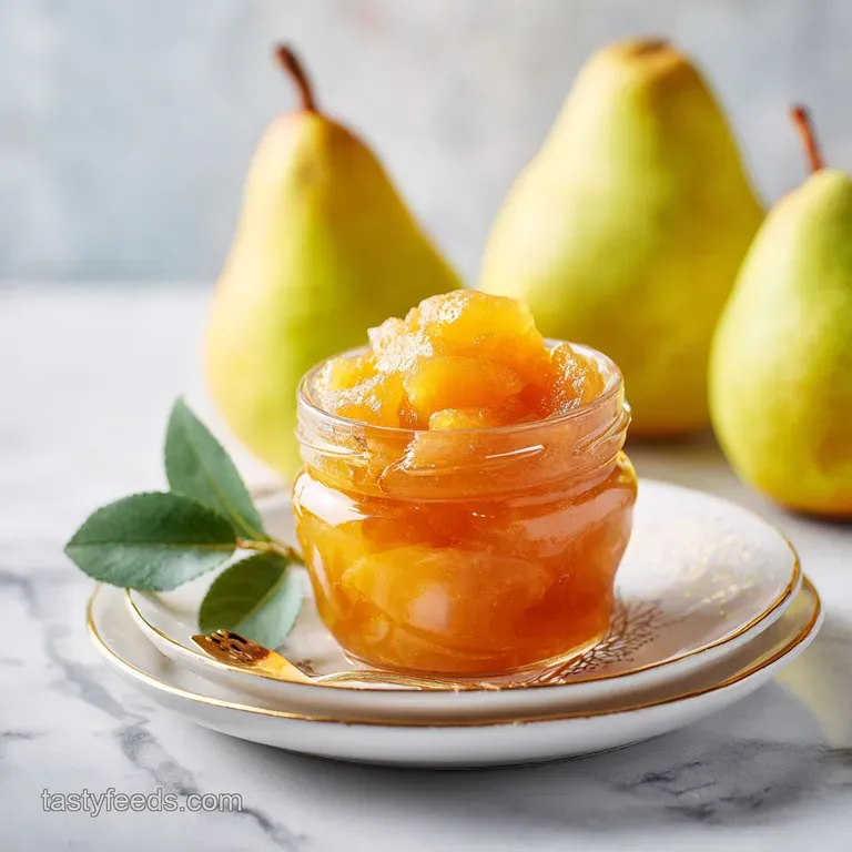 Old Fashioned Pear Preserves Recipe
