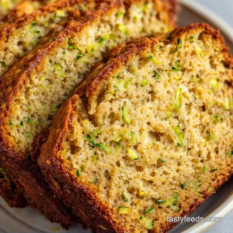 One Bowl Zucchini Banana Bread: Moist and Tender