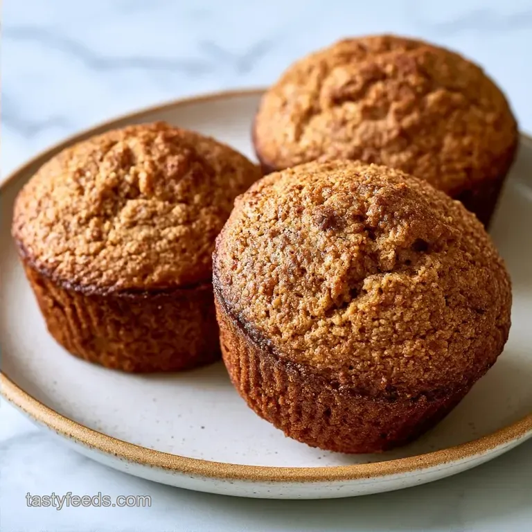 Healthy Peanut Butter Banana Muffins