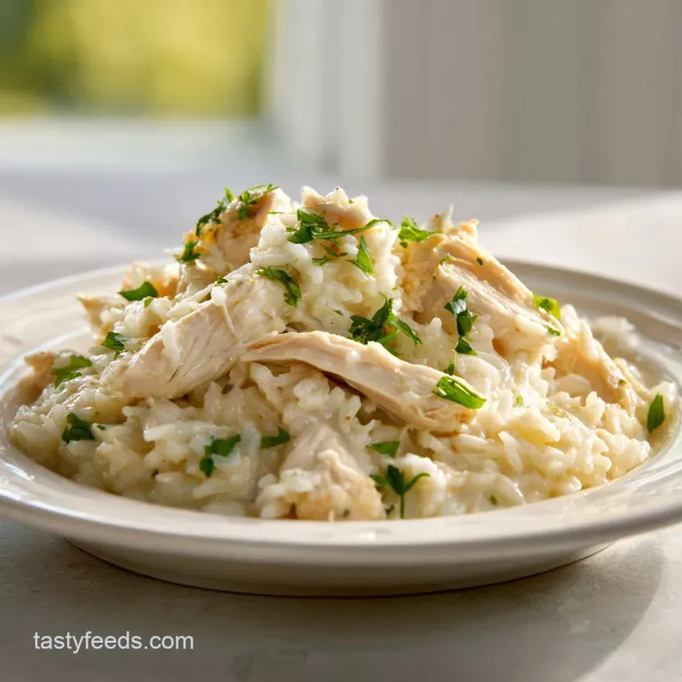 Recette Poulet Cr&eacute;meux Riz Facile