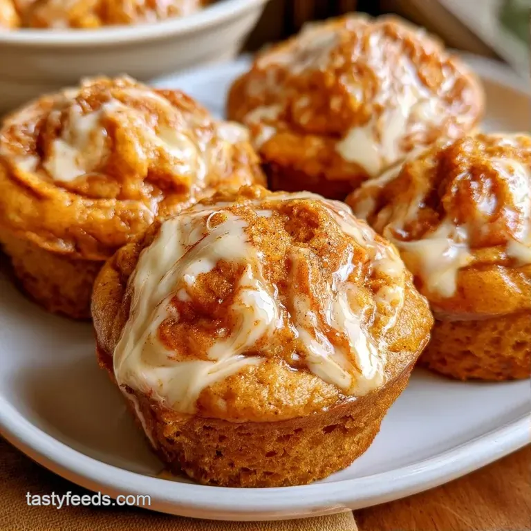 A single orange-hued muffin with a creamy white center, served on a white ceramic plate beside a steaming cup of coffee.