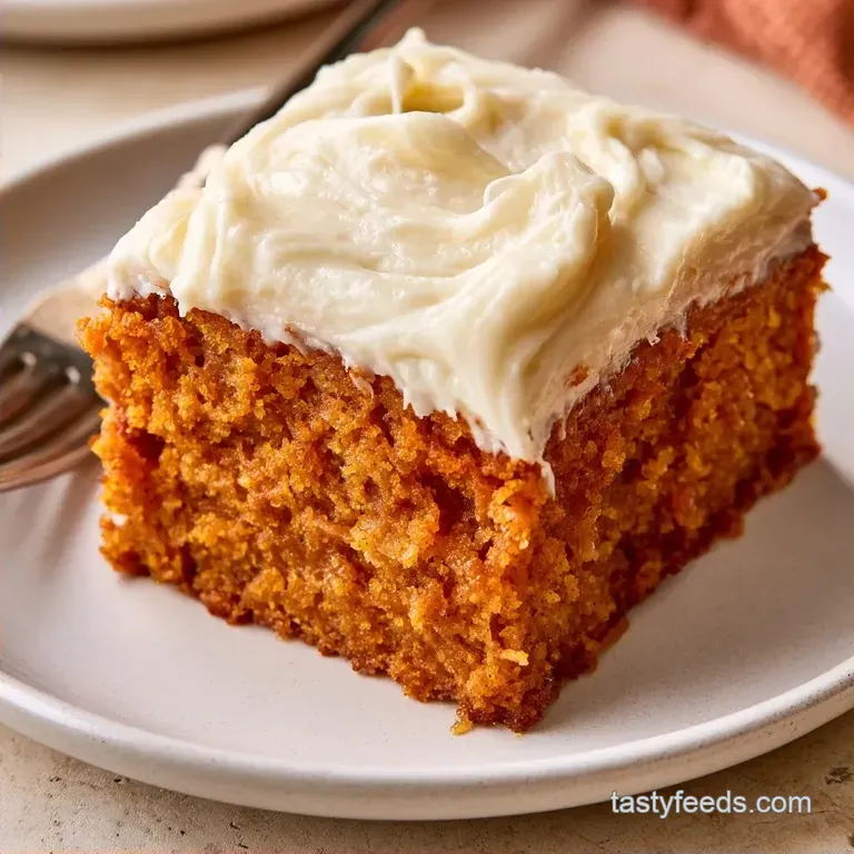 Pumpkin Spice Cake with Cream Cheese Frosting