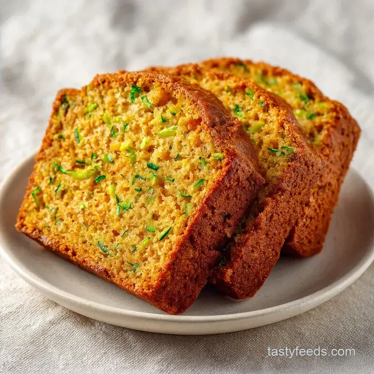 Simple 10 Minute Zucchini Bread: Moist and Tender