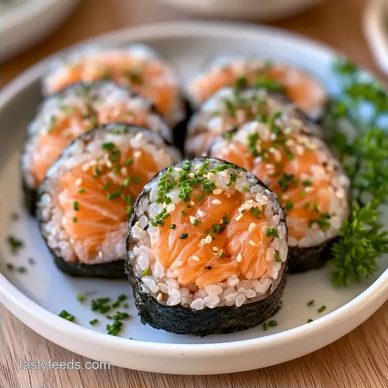 Easy Sushi Grade Salmon Maki