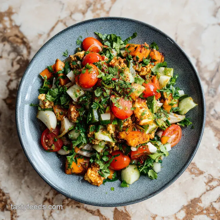 Vegetable Chaat Salad: Bold Flavors Fast