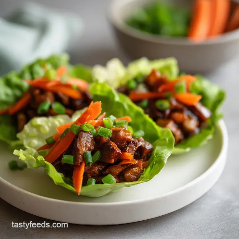 Whole30 Chicken Lettuce Wraps: Zero Sugar